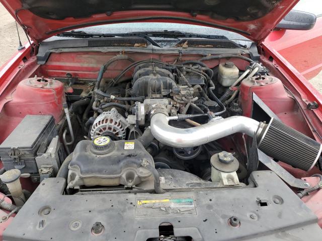 1ZVHT80N885139924 - 2008 FORD MUSTANG RED photo 11