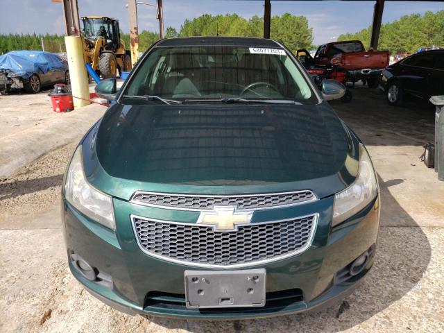 1G1PG5SB6E7334076 - 2014 CHEVROLET CRUZE LTZ GREEN photo 5