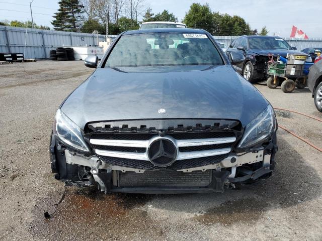 55SWF4KB2HU186831 - 2017 MERCEDES-BENZ C 300 4MATIC GRAY photo 5