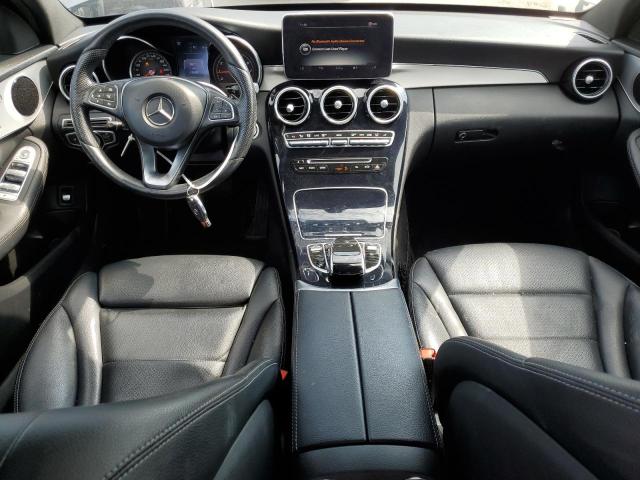 55SWF4KB2HU186831 - 2017 MERCEDES-BENZ C 300 4MATIC GRAY photo 8