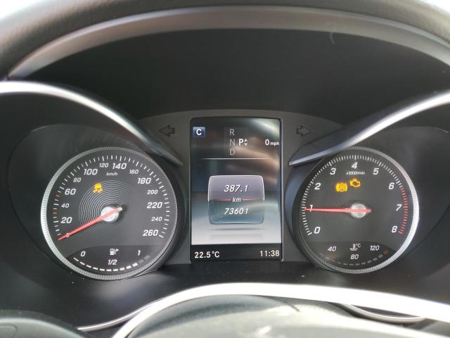 55SWF4KB2HU186831 - 2017 MERCEDES-BENZ C 300 4MATIC GRAY photo 9