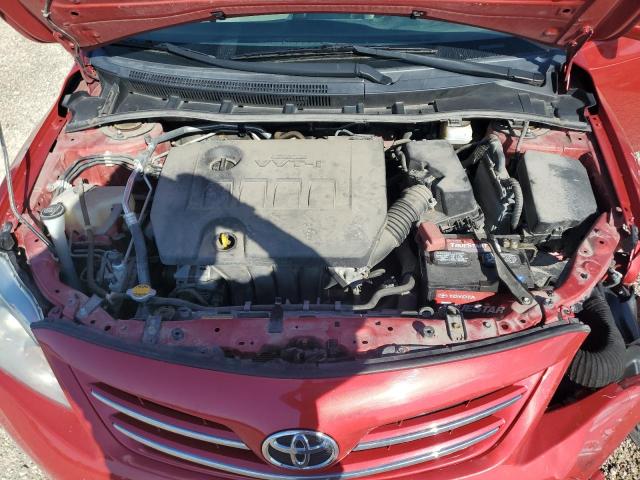 5YFBU4EEXDP207094 - 2013 TOYOTA COROLLA BASE Rouge photo 11