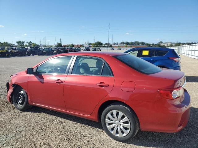 5YFBU4EEXDP207094 - 2013 TOYOTA COROLLA BASE Rouge photo 2