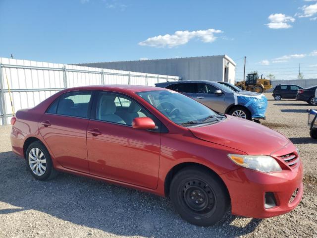 5YFBU4EEXDP207094 - 2013 TOYOTA COROLLA BASE Rouge photo 4