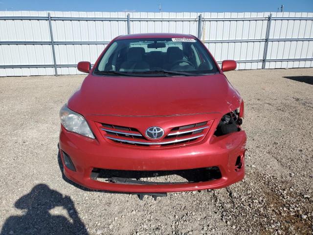 5YFBU4EEXDP207094 - 2013 TOYOTA COROLLA BASE Rouge photo 5