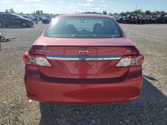 5YFBU4EEXDP207094 - 2013 TOYOTA COROLLA BASE Rouge photo 6