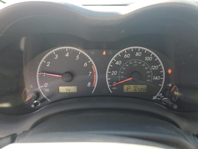 5YFBU4EEXDP207094 - 2013 TOYOTA COROLLA BASE Rouge photo 9