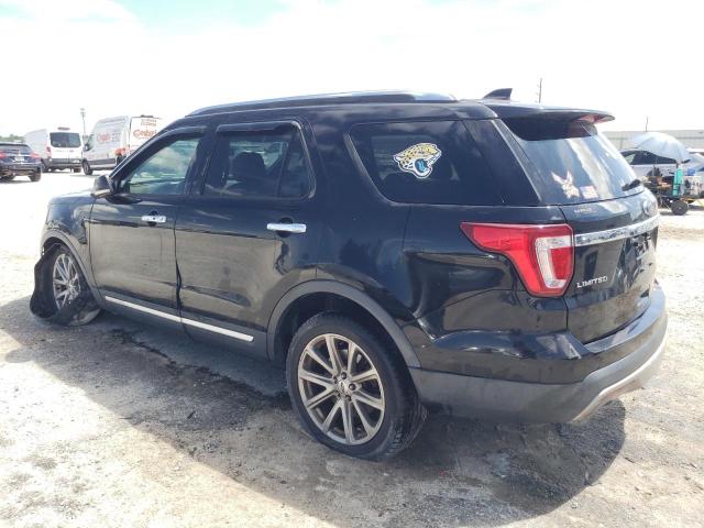 1FM5K7F84HGC93602 - 2017 FORD EXPLORER LIMITED BLACK photo 2