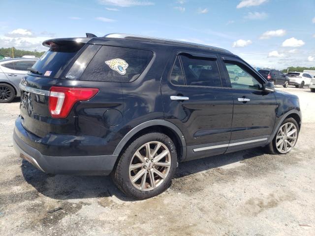 1FM5K7F84HGC93602 - 2017 FORD EXPLORER LIMITED BLACK photo 3