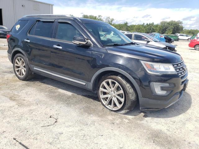 1FM5K7F84HGC93602 - 2017 FORD EXPLORER LIMITED BLACK photo 4