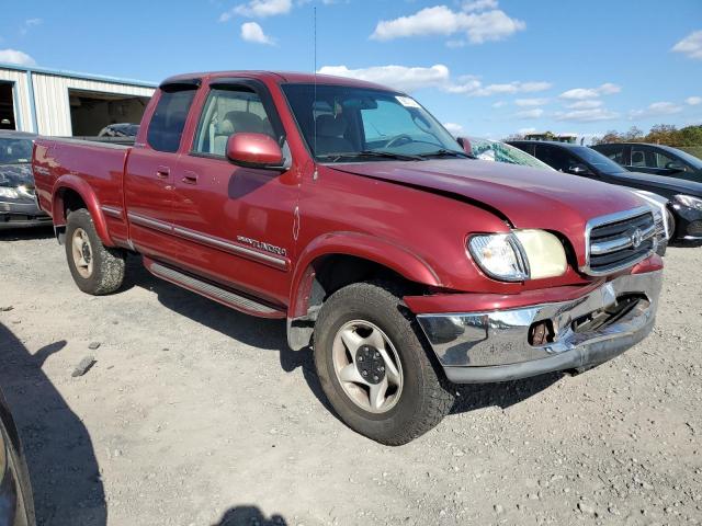 5TBBT48151S179955 - 2001 TOYOTA TUNDRA ACCESS CAB LIMITED RED photo 4