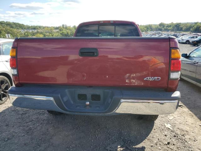 5TBBT48151S179955 - 2001 TOYOTA TUNDRA ACCESS CAB LIMITED RED photo 6