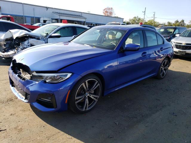 3MW5R7J04L8B33323 - 2020 BMW 330XI BLUE photo 1