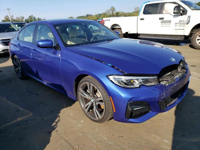 3MW5R7J04L8B33323 - 2020 BMW 330XI BLUE photo 4