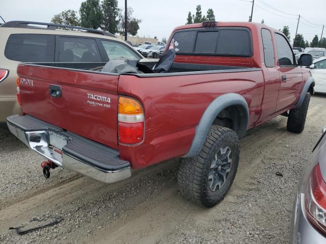 5TESN92NX2Z109835 - 2002 TOYOTA TACOMA XTRACAB PRERUNNER წითელი ფოტო 3