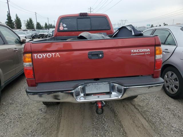 5TESN92NX2Z109835 - 2002 TOYOTA TACOMA XTRACAB PRERUNNER წითელი ფოტო 6