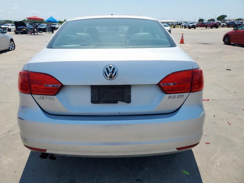 3VWDX7AJ9BM303644 - 2011 VOLKSWAGEN JETTA SE SILVER photo 6
