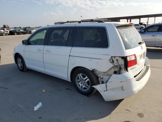 5FNRL38767B412968 - 2007 HONDA ODYSSEY EXL WHITE photo 2