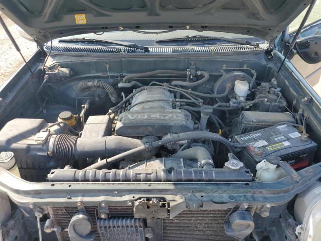 5TBRT34141S126887 - 2001 TOYOTA TUNDRA ACCESS CAB Жасыл фото 11