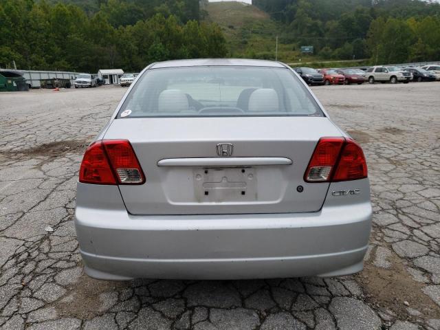 1HGES16314L009092 - 2004 HONDA CIVIC DX VP SILVER photo 6