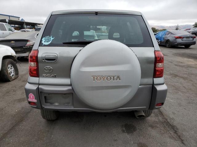 JTEGD20V150083967 - 2005 TOYOTA RAV4 SILVER photo 6