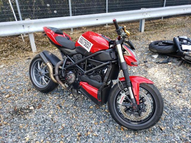 ZDM11BEW9AB002155 - 2010 DUCATI STREETFIGH BASE / S RED photo 1