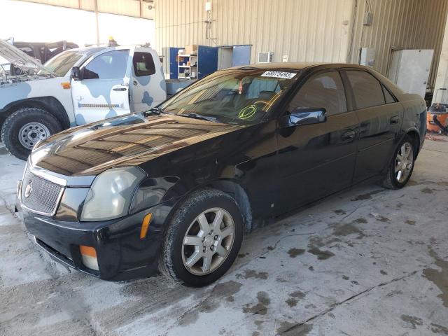 1G6DM57T160178787 - 2006 CADILLAC CTS BLACK photo 1