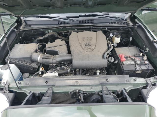 5TFCZ5AN4MX252504 - 2021 TOYOTA TACOMA DOUBLE CAB მწვანე ფოტო 11