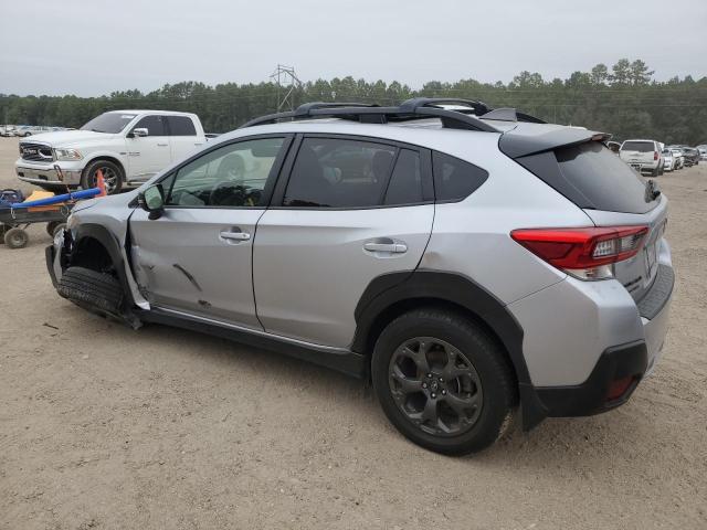 JF2GTHRC2NH258368 - 2022 SUBARU CROSSTREK SPORT SILVER photo 2