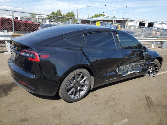 5YJ3E1EA2NF250791 - 2022 TESLA MODEL 3 BLACK photo 3