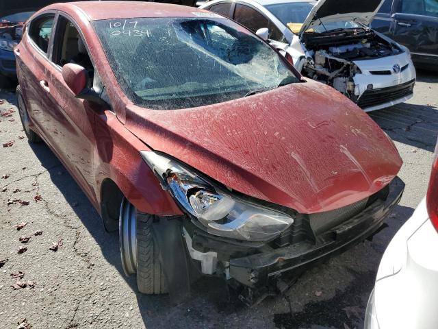 KMHDH4AE3CU180434 - 2012 HYUNDAI ELANTRA GLS RED photo 5