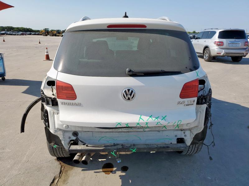WVGBV7AX1CW585490 - 2012 VOLKSWAGEN TIGUAN S WHITE photo 6