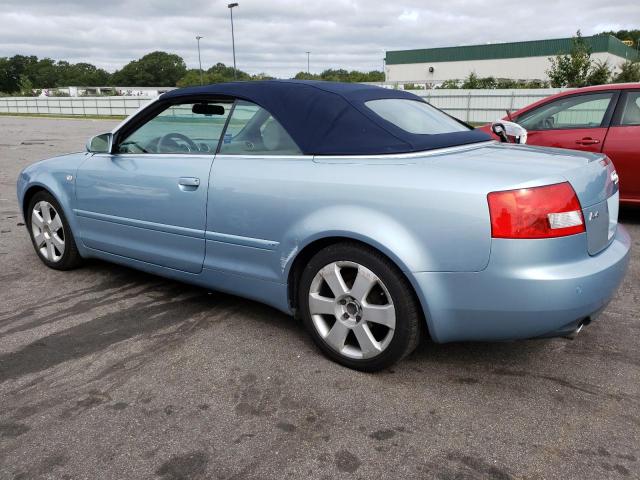 WAUAC48H36K008942 - 2006 AUDI A4 1.8 CABRIOLET BLUE photo 2