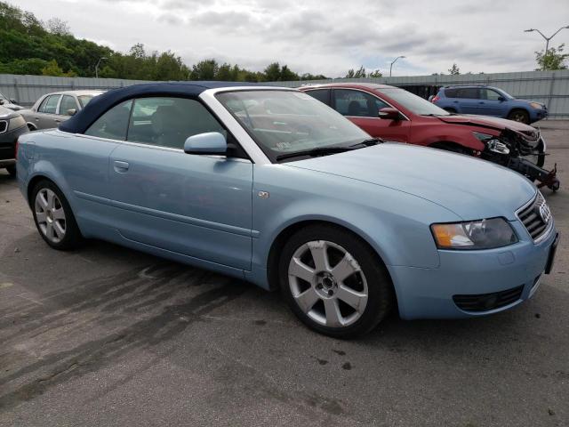 WAUAC48H36K008942 - 2006 AUDI A4 1.8 CABRIOLET BLUE photo 4