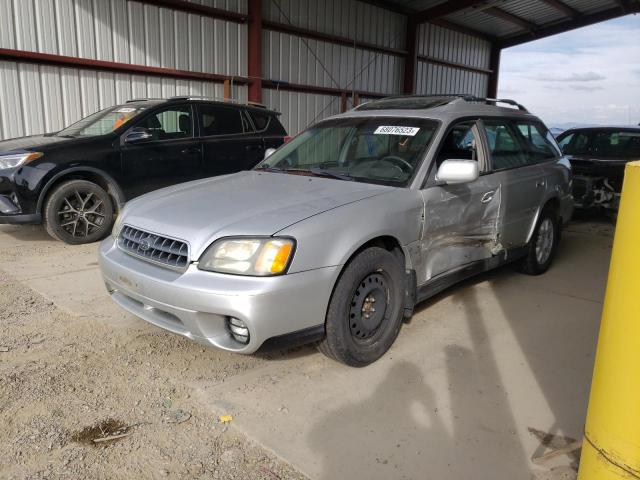 4S3BH686346630112 - 2004 SUBARU LEGACY OUTBACK LIMITED SILVER photo 1