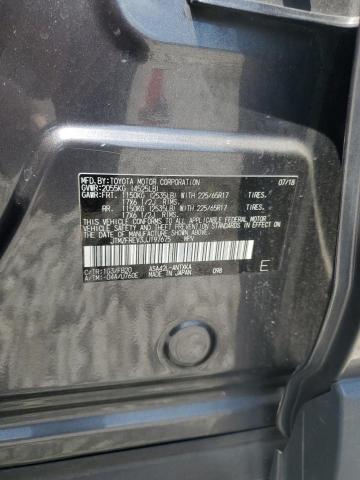 JTMZFREV3JJ197675 - 2018 TOYOTA RAV4 LE CHARCOAL photo 13