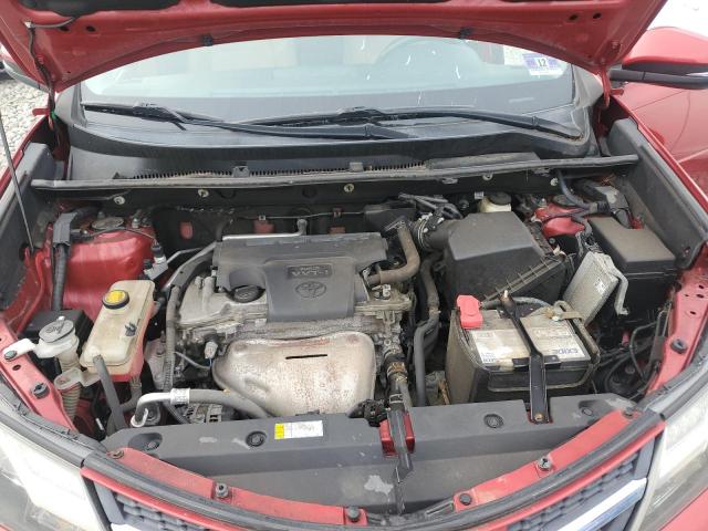 2T3RFREV8FW400410 - 2015 TOYOTA RAV4 XLE RED photo 12