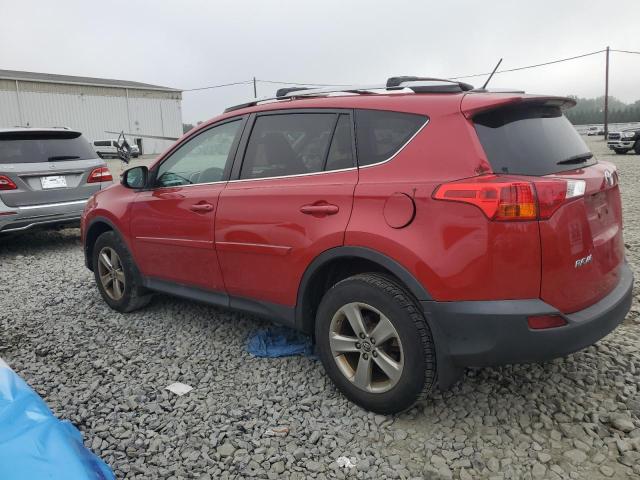 2T3RFREV8FW400410 - 2015 TOYOTA RAV4 XLE RED photo 2