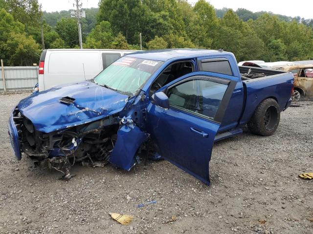 1C6RR7MT5JS135742 - 2018 RAM 1500 SPORT BLUE photo 1