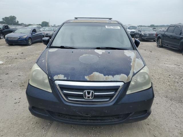 5FNRL38606B047676 - 2006 HONDA ODYSSEY EXL BLUE photo 5