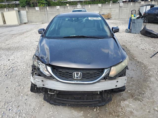 19XFB2F57EE014821 - 2014 HONDA CIVIC LX GRAY photo 5