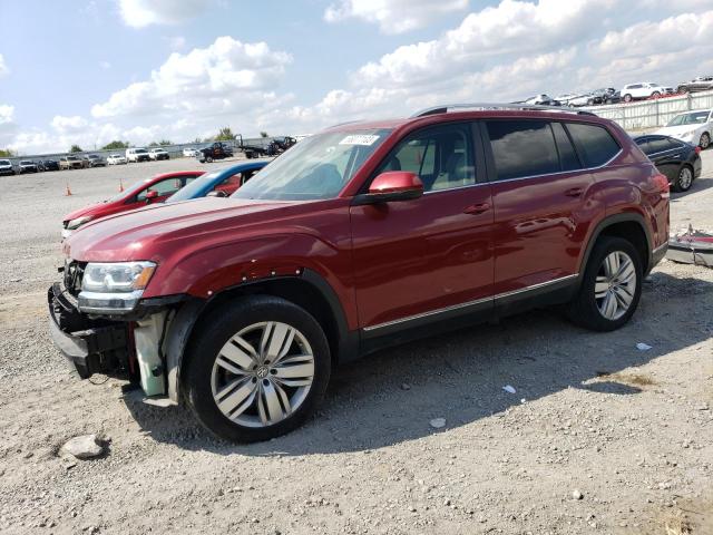 1V2MR2CA7KC580130 - 2019 VOLKSWAGEN ATLAS SEL RED photo 1