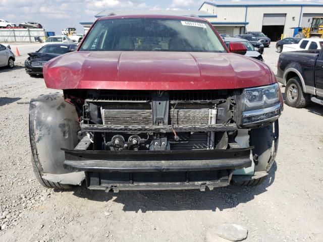 1V2MR2CA7KC580130 - 2019 VOLKSWAGEN ATLAS SEL RED photo 5