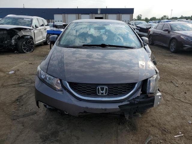 19XFB2F54DE074909 - 2013 HONDA CIVIC LX GRAY photo 5