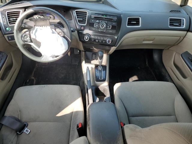 19XFB2F54DE074909 - 2013 HONDA CIVIC LX GRAY photo 8