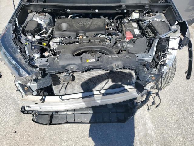 2T3W1RFV6MC114344 - 2021 TOYOTA RAV4 XLE SILVER photo 12