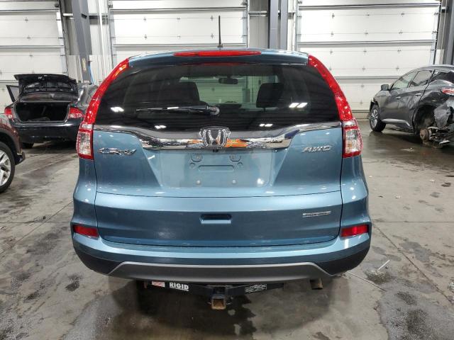 5J6RM4H41GL082334 - 2016 HONDA CR-V SE BLUE photo 6