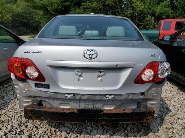 1NXBU4EE7AZ335089 - 2010 TOYOTA COROLLA BASE SILVER photo 6