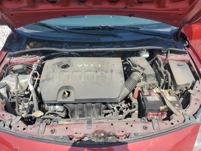 1NXBU40E89Z065955 - 2009 TOYOTA COROLLA BASE أحمر صورة 11