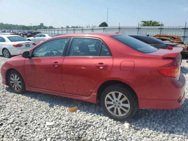 1NXBU40E89Z065955 - 2009 TOYOTA COROLLA BASE أحمر صورة 2